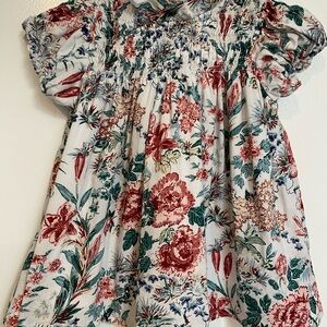 Janie and Jack Multicolor Floral Blouse